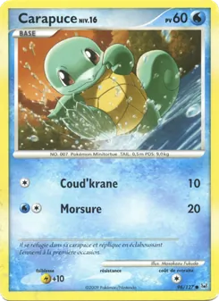 Carapuce, Platine No. 96 Normal