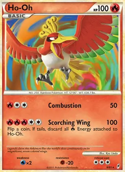 Ho-Oh, Call of Legends No. 9 Normal
