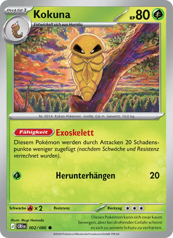 Kokuna, Wachsendes Chaos No. 002