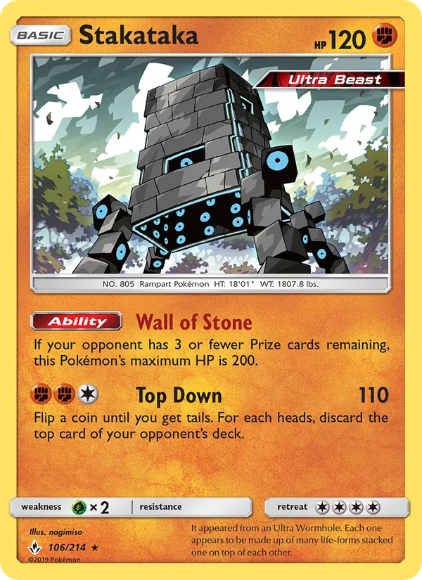 Stakataka, Unbroken Bonds Nº 106