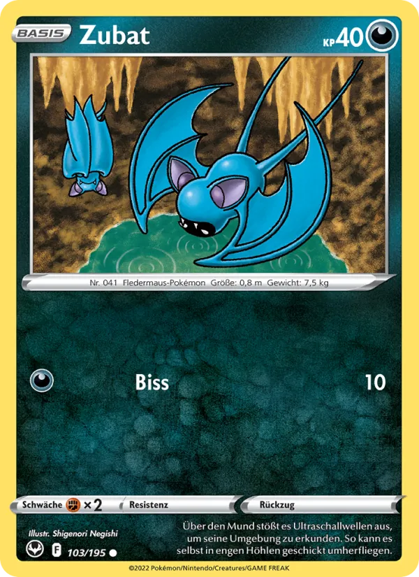 Zubat, Silberne Sturmwinde No. 103