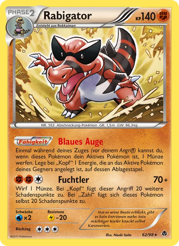 Rabigator, Aufstreben der Mächtigen No. 62