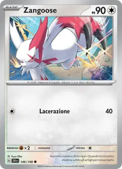 Zangoose, Scarlatto e Violetto No. 146 Normal