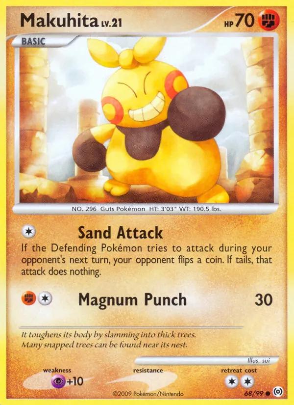 Makuhita, Arceus No. 68