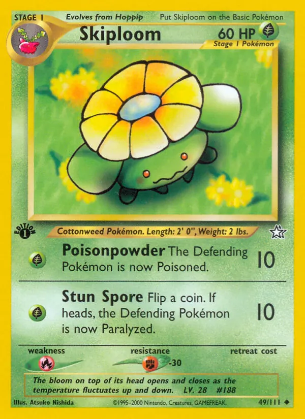 Skiploom, Neo Genesis No. 49