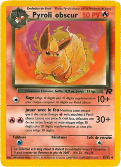Pyroli obscur, Team Rocket No. 35 Normal
