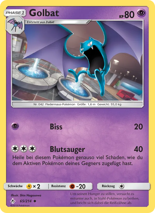 Golbat, Kräfte im Einklang Nº 65