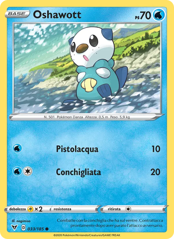 Oshawott, Voltaggio Sfolgorante No. 33