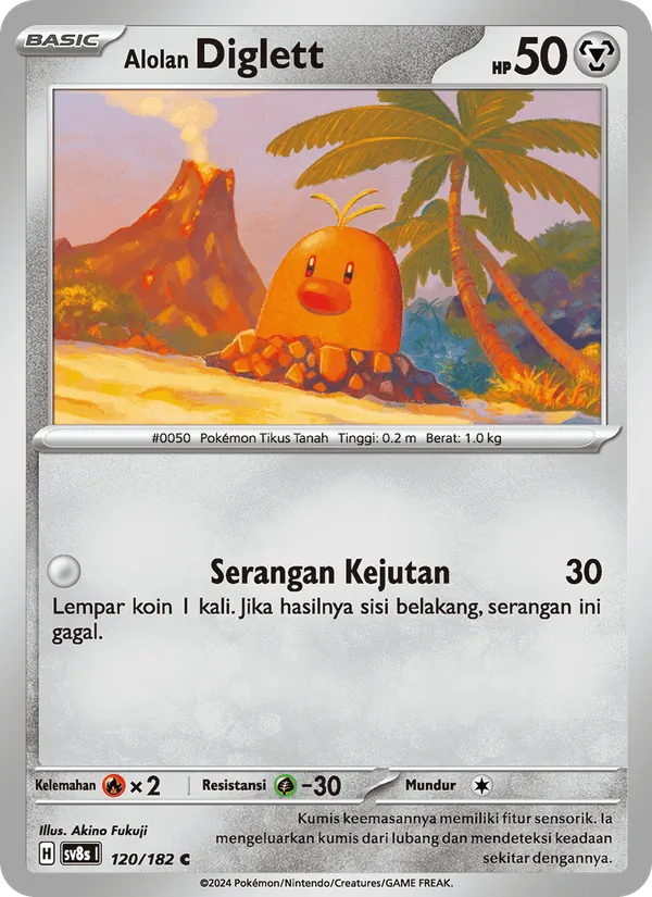 Alolan Diglett, Kilat Rasi No. 120