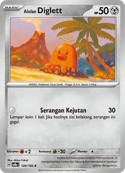 Alolan Diglett, Kilat Rasi Nº 120 Normal