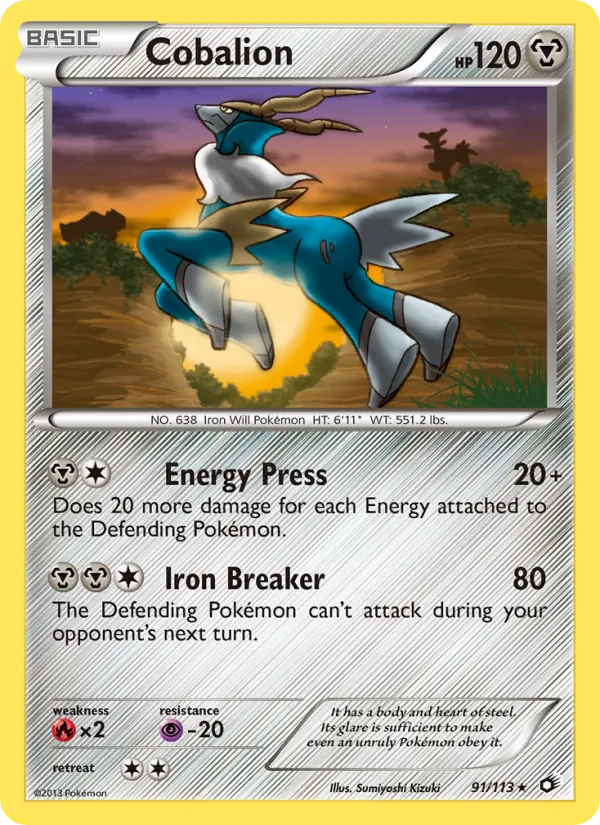 Cobalion, Legendary Treasures No. 91