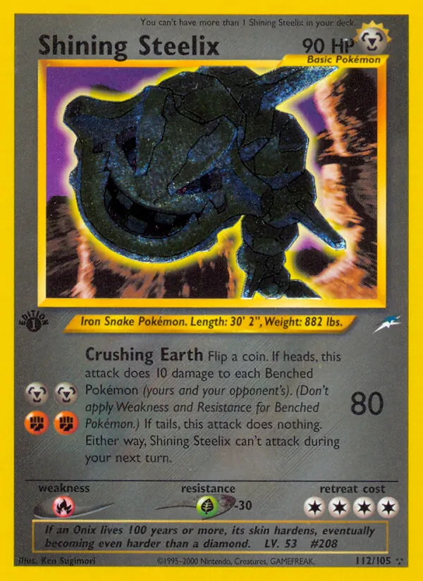 Shining Steelix, Neo Destiny No. 112