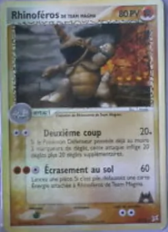 Rhinoféros de Team Magma, EX Team Magma vs Team Aqua No. 22 Normal