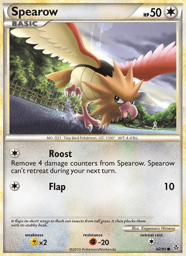 Spearow, Unleashed Nº 62
