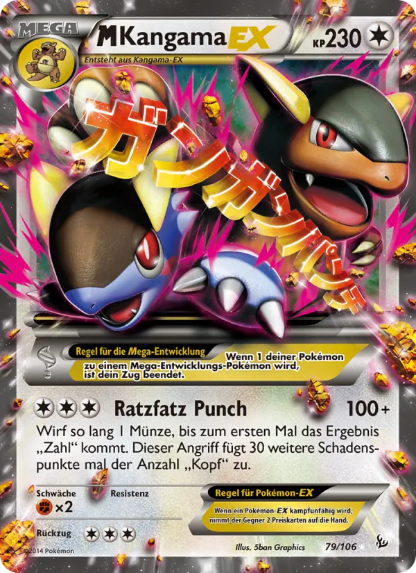 M-Kangama EX, Flammenmeer Nº 79