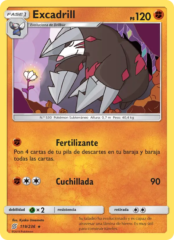 Excadrill, Mentes Unidas No. 119