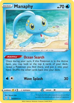 Manaphy, Shining Fates Nº 24 Normal