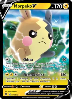 Morpeko V, Destinos Brillantes No. 37 Holo