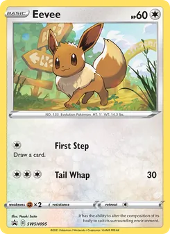 Eevee, SWSH Black Star Promos No. SWSH095 Holo