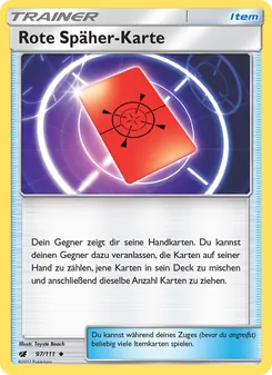 Rote Späher-Karte, Aufziehen der Sturmröte Nº 97 Normal