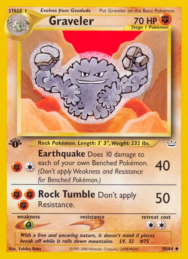 Graveler, Neo Revelation Nº 30
