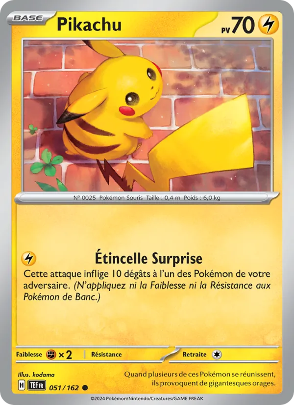 Pikachu, Forces Temporelles No. 051