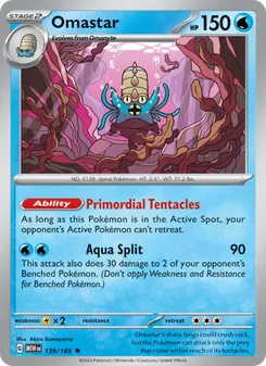 Omastar, 151 No. 139 Holo