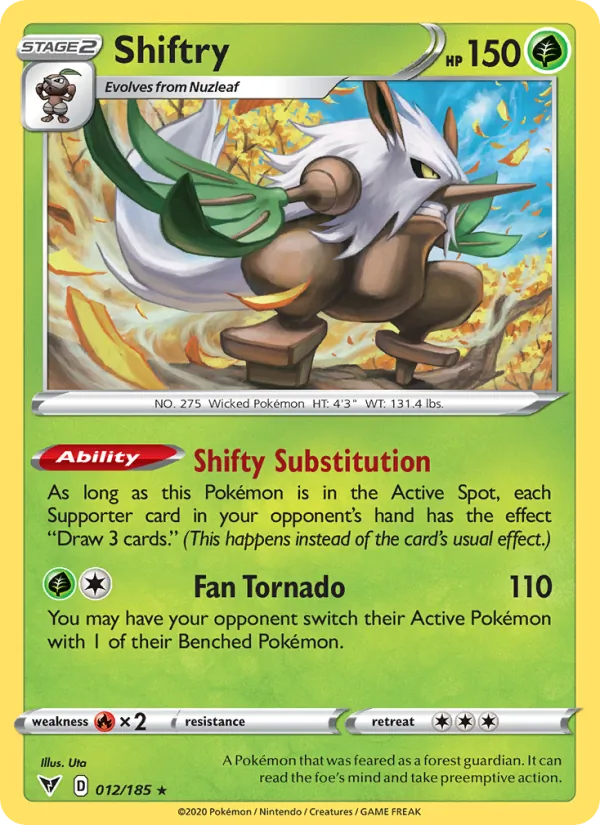 Shiftry, Vivid Voltage Nº 12