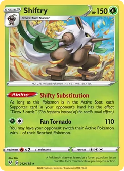 Shiftry, Vivid Voltage No. 12 Normal