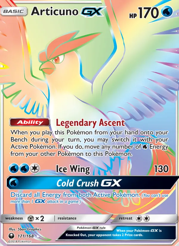Articuno GX, Celestial Storm Nº 171