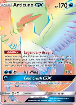 Articuno GX, Celestial Storm No. 171 Normal