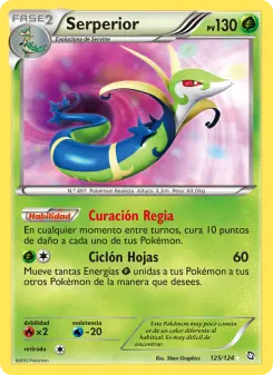 Serperior, Dragones Majestuosos No. 125 Normal