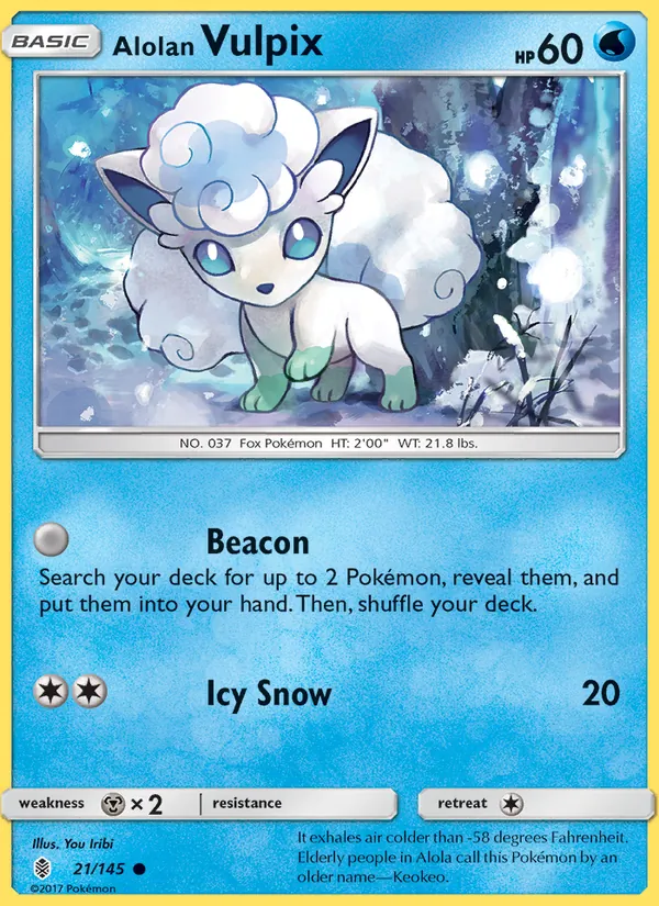 Alolan Vulpix, Guardians Rising No. 21