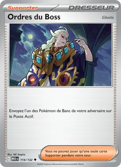 Ordres du Boss, Méga-Évolution Nº 114 Normal