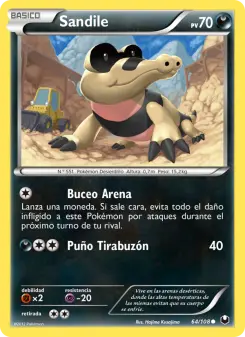 Sandile, Oscuros Exploradores No. 64 Normal