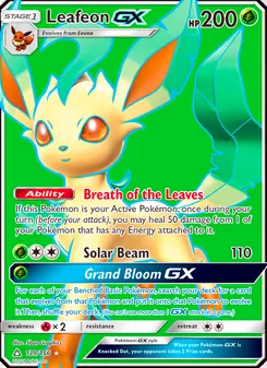 Leafeon GX, Ultra Prism No. 139 Normal