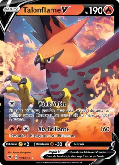Talonflame V, Voltaje Vívido No. 29 Holo