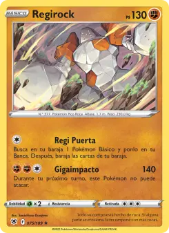 Regirock, Resplandor Astral No. 075 Normal
