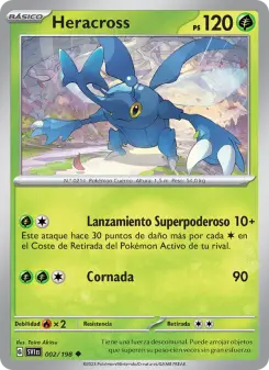 Heracross, Escarlata y Púrpura Nº 002 Normal