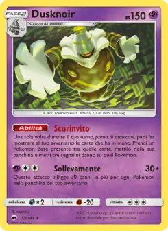 Dusknoir, Ombre Infuocate Nº 53 Reverse