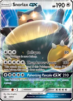 Snorlax GX, SM Black Star Promos No. SM05