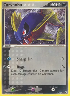 Carvanha, Deoxys Nº 56 Normal