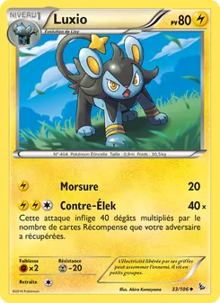 Luxio, Étincelles No. 33 Normal
