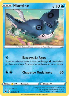 Mantine, Espada y Escudo No. 52 Normal