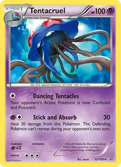 Tentacruel, Primal Clash No. 72 Normal