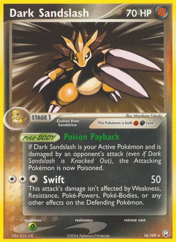 Dark Sandslash, Team Rocket Returns Nº 18