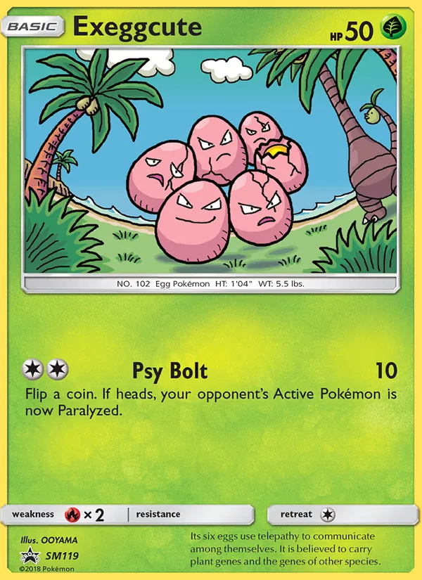 Exeggcute, SM Black Star Promos No. SM119
