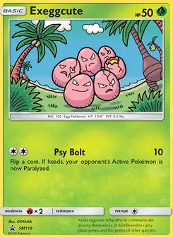 Exeggcute, SM Black Star Promos No. SM119 Normal