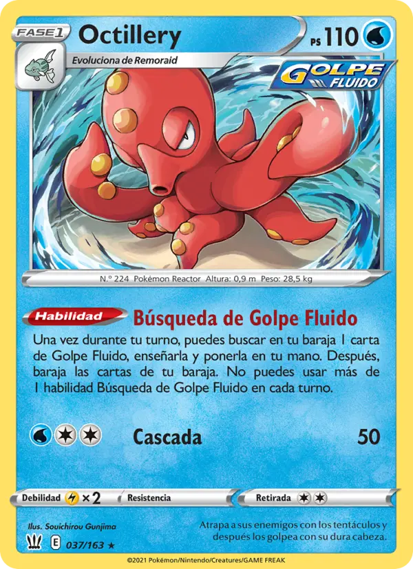 Octillery, Estilos de Combate No. 37