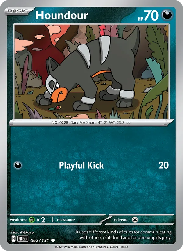 Houndour, Prismatic Evolutions No. 062